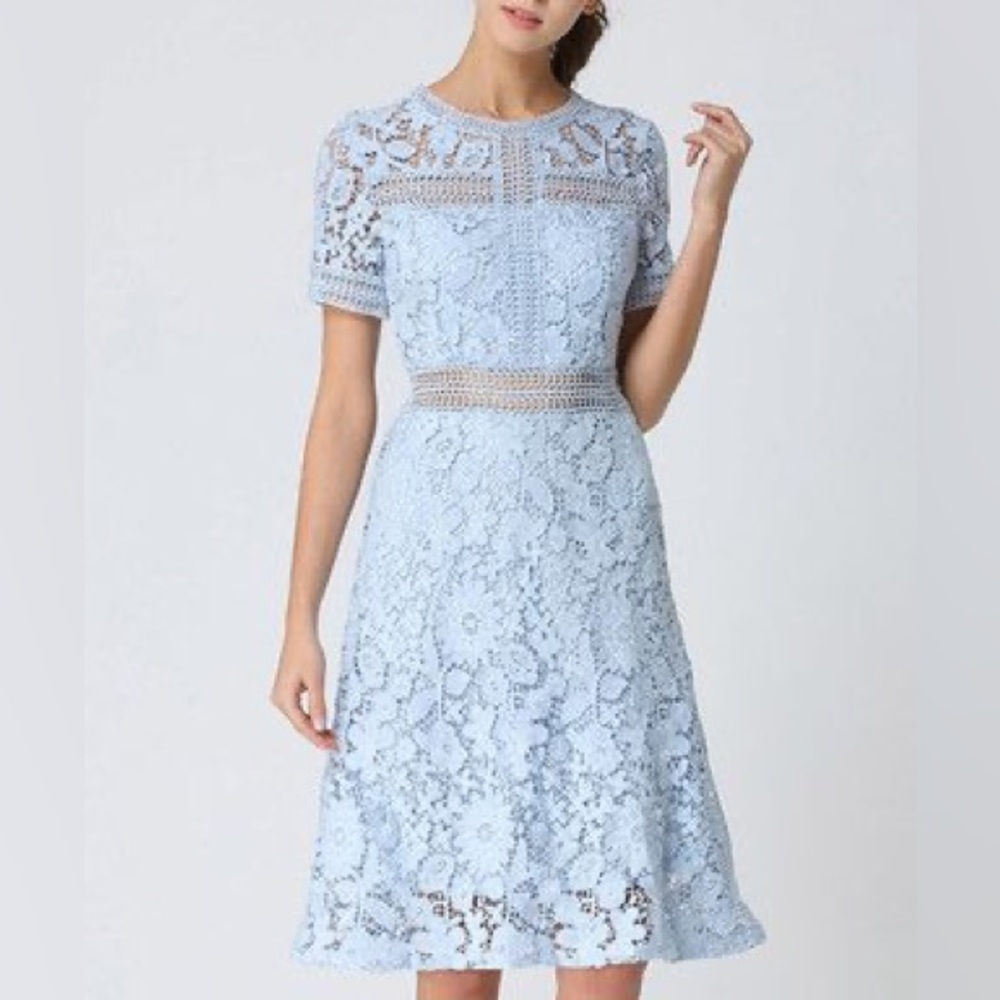 NWT Vicky & Lucas Lace Floral Dress